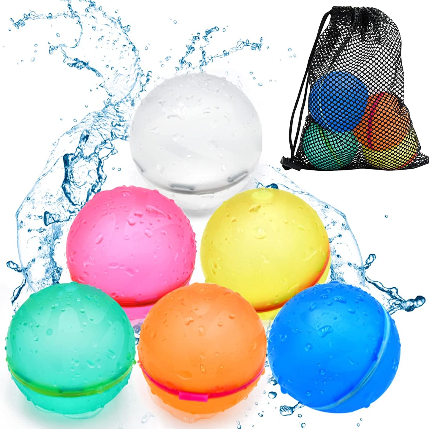 DropShop™ Reusable Water Balloons (12 pcs)